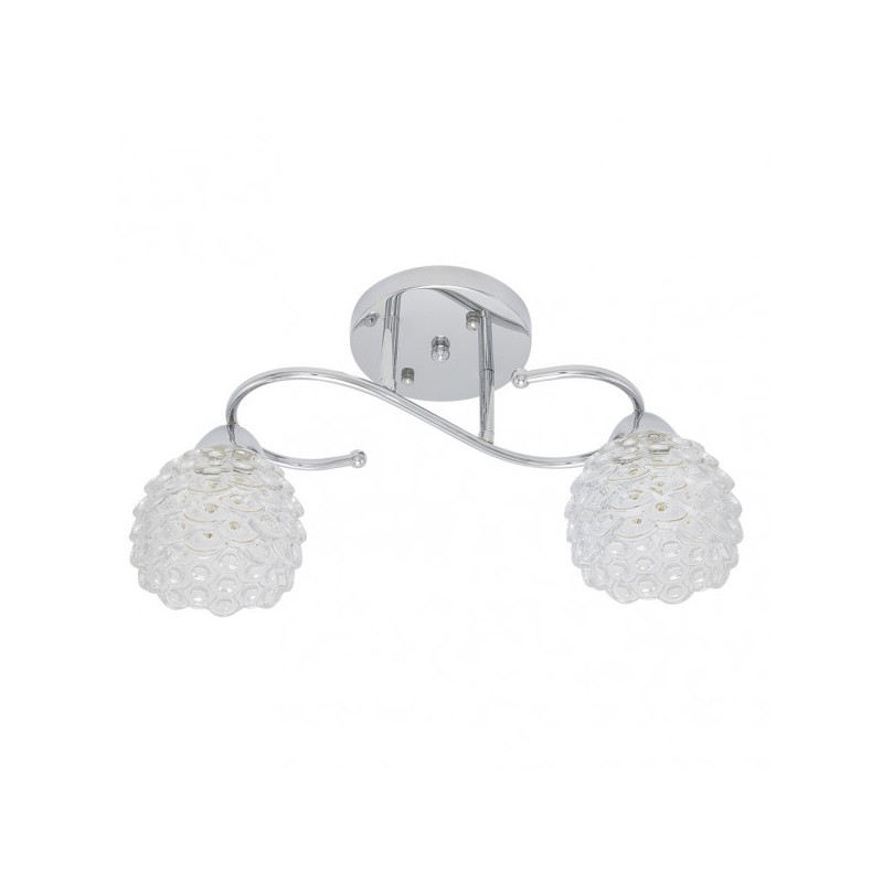 Plafón Bagan cromo 2 X LED E-14 Fabrilamp